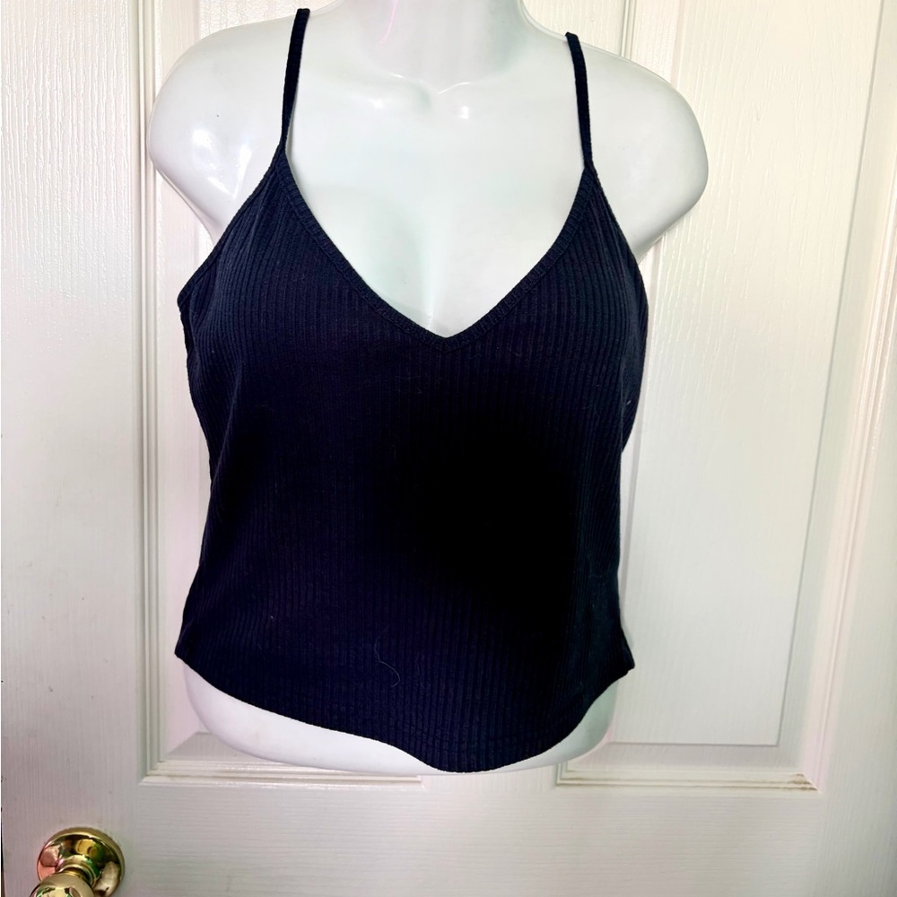 SHEIN Navy Ribbed Women's Tank top